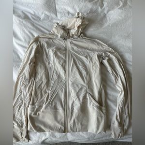 Lululemon cream zip up jacket